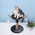 Black Small Cat Tree Relax Platform Cat Tower